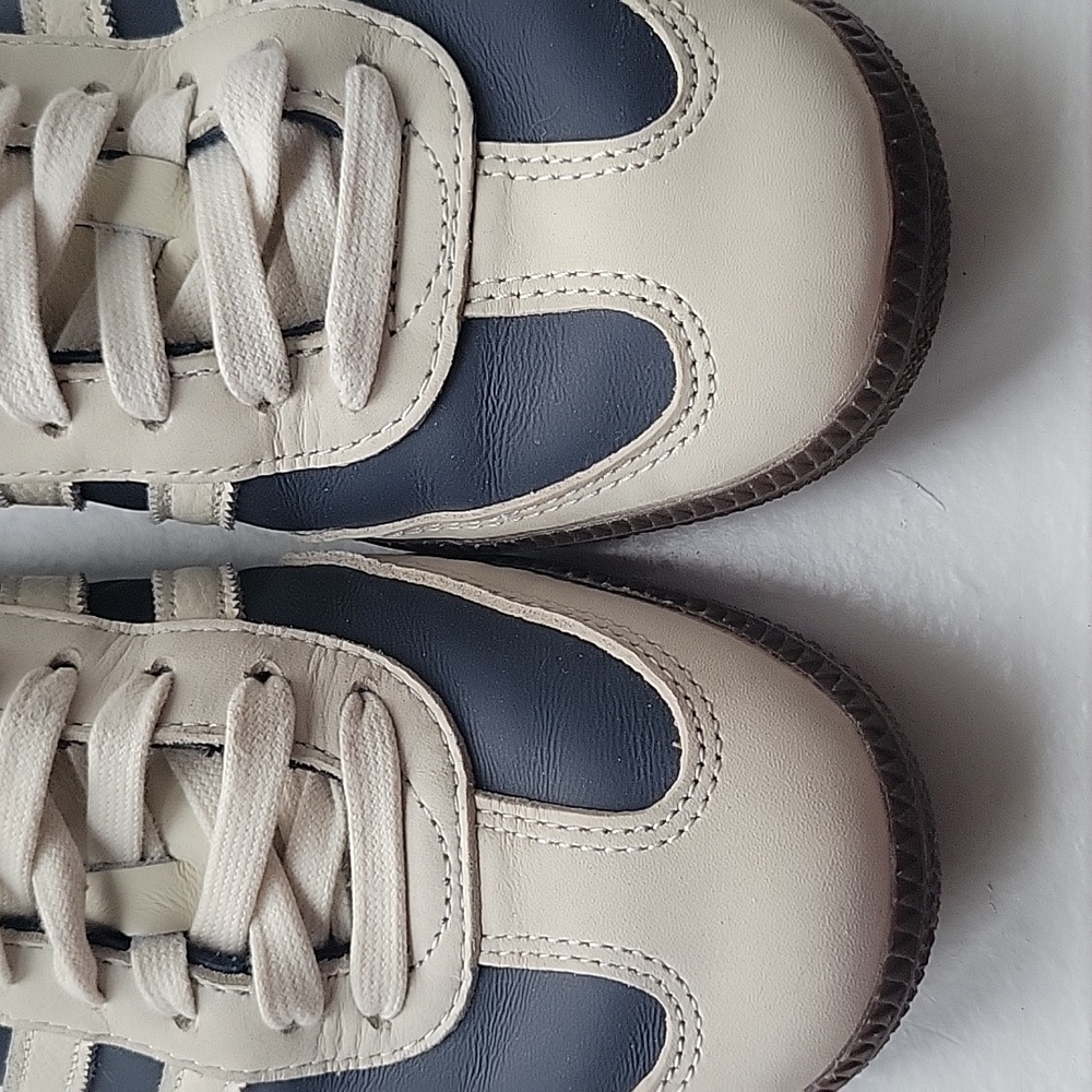 Adidas Samba Indigo and Cream Sneakers - Picture 9 of 10